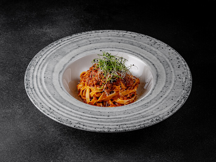 TAGLIATELLE BOLOGNESE